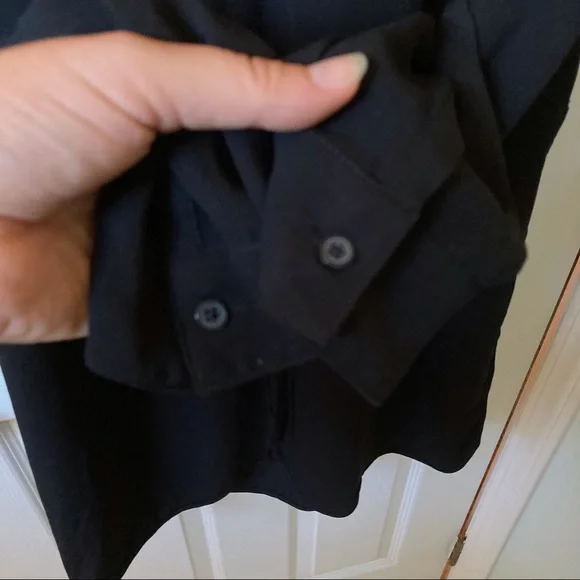 Gap black long sleeve cocktail dress small - Picture 8 of 10